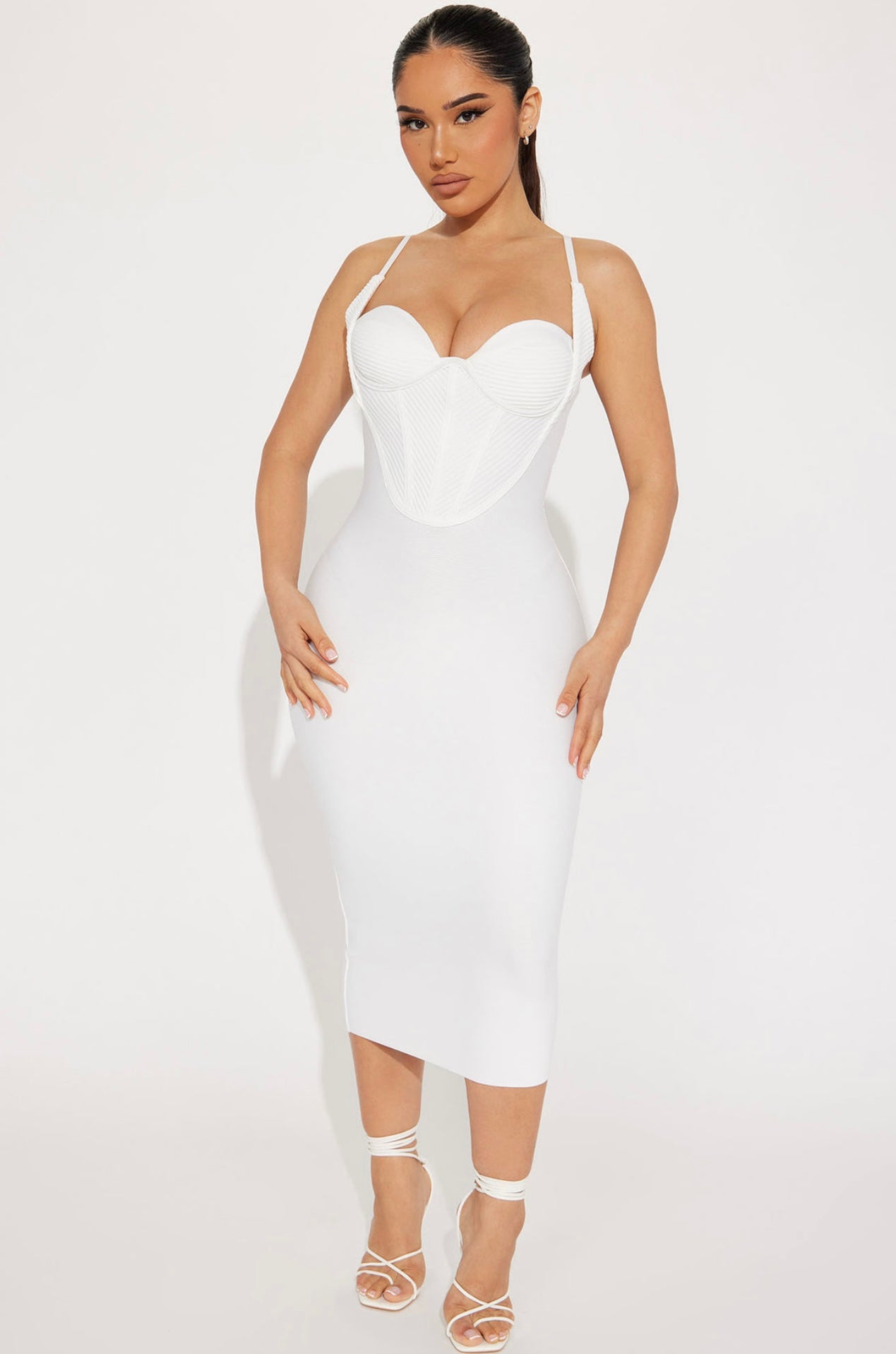 White Bandage midi M-L